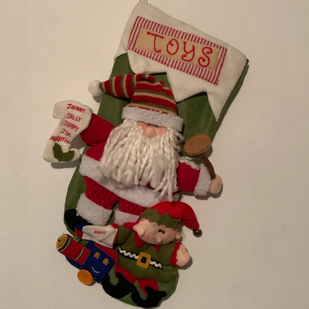 Embellished Christmas Stocking